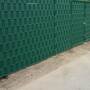 Zaun-Sichtschutzstreifen aus Hart-PVC 252x19 cm f�r Doppelstabmattenz�une, Windschutz