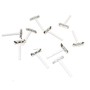 10 x Anstecknadel Anstecker Hochzeit Corsage Revers Clip Pin Corsageclip