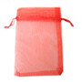 10 Organzabeutel 12,5x8cm Geschenkbeutel Organzas�ckchen Schmuckbeutel Stoff rot 
