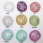 8 Drahtb�lle 50mm Draht Ball Dekokugeln Tischdeko Streudeko Drahtkugeln Dekoball