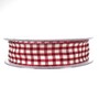 25m Dekoband 25mm kariert Antennenband Schleifenband Geschenkband Band Karo 