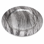 Dekoteller  28 cm Platzteller Kunststoff rund mit Rand Naturmuster Used Look