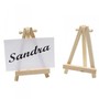 12 Tischkartenhalter Holz Mini Staffelei 11x7cm Kartenhalter Platzkarten G�ste