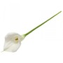Calla k�nstlich 64cm wei� real wirkend Kunstblume Blume Seidenblume Foam 