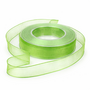 Chiffon Organza Dekoband mit Drahtkante 25 mm breit 20 m auf Rolle