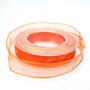 20m Dekoband Chiffon Organza mit Drahtkante 25mm breit