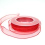 20m Dekoband Chiffon Organza mit Drahtkante 25mm breit