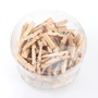 72 W�scheklammern Klammern Holz 3cm Dekoklammern Miniklammern Tischdeko Zwicker