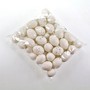 48 Eier ca. 5cm Kunststoff Kiebitzeier H�hnereier wei� gesprenktelt Ostereier