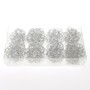 8 Drahtblumen 4cm Draht Bl�te Blume Metall Drahtkn�uel Drahtbl�ten Streuteile