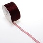 50m Antennenband Organza 6mm breit mit Webkante Dekoband Schleifenband