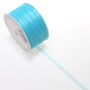 50m Antennenband Organza 6mm breit mit Webkante Dekoband Schleifenband
