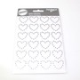 24 Strasssticker Herz 2,5cm Strassaufkleber Stra�sticker Aufkleber Sticker Stra� 