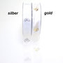25m Dekoband Chiffon wei� 25mm breit mit Aufdruck Eheringe