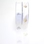 25m Dekoband Chiffon wei� 25mm breit mit Aufdruck Eheringe