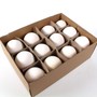12 G�nseeier ausgeblasen Eier Gans ca. 8cm Dekoeier Ostereier Natureier