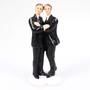 Hochzeitspaar M�nner H11,3cm Polyresin homosexuell Paar Tortenfigur Torte Ehe 