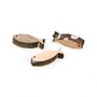 24 Fische Holz 3cm Streuteile Holzfische natur Deko maritim Kommunion Konfirmation