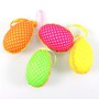 4 bunte Eier 6cm Ostereier k�nstlich mit Stoff sortiert Stoffeier Deko Ostern 