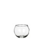 Windlicht Glas klar Kugel H5,3cm 6,7cm Teelichtglas Teelichthalter Kerzenhalter 