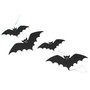 Fledermaus Girlande Filz schwarz L100cm B28cm Halloween Grusel Party Dekoartion