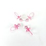 4 Deko Schnuller 7cm Acryl Streudeko Baby Taufe Geburt Baby Tischdeko blau oder rosa