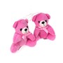 2 x Stoffb�r Pl�schbar 9cm mit Schleife und �se Teddyb�r Baby Geburt Taufe