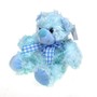 Stoffb�r Pl�schbar 15cm mit Schleife Teddyb�r Taufe Geburt Baby