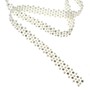 1,8m Dekoband Diamanten Strass Perlen wei� B ca. 16mm Perlenband Strassband