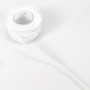 5m Dekoband Perlenband wei� flach B ca. 9mm 2-reihig