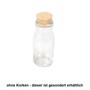 Milchflasche Glas Flasche H14cm 6cm Dekoflasche Saftflasche ca 245ml Blumenvase