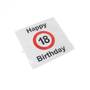 20 Servietten runder Geburtstag 3-lagig 33x33cm Tissue 18. 30. 40. 50. 