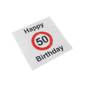 20 Servietten runder Geburtstag 3-lagig 33x33cm Tissue 18. 30. 40. 50. 