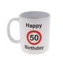 Becher Tasse 300ml runder Geburtstag Keramik 18. 30. 40. 50. Geburtstagstasse