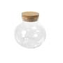 Terrarium H10cm 10cm offen Glasball Kugel Glas klar Korken Ballglas Pflanzgef��