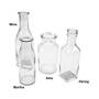 Flasche ca 150ml H14cm 4,8cm klar Glas Vase Milchflasche Blumenvase Dekoflasche