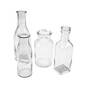 Flasche ca 180ml H15,5cm 4,8cm eckig klar Glas Vase Blumenvase Tischvase Deko