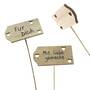 12 Stecker Holz Schild L25cm Spr�che F�r Dich mit Liebe gemacht Dankesch�n DIY
