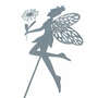 Stecker Elfe Fee Pusteblume Metall L60cm rost oder wei� Garten Deko Pick Stab