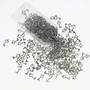360 Schl�ssel mini silber ca.2,5x1,2cm Streu Deko Kunststoff Anh�nger Hochzeit