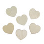 50 Herzen Holz Scheiben 4cm Herz Namenschild Platzkarte Hochzeit Streu Deko Basteln