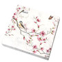 20 Servietten Magnolie Vogel Bl�ten Schmetterling 3-lagig 33x33cm Tissue Garten