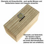 Spardose Holz ca15x7x7,5cm beschriftbar Sparb�chse Holzbox Holzkiste Geschenkbox 