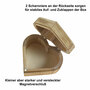 Herzbox Geschenkbox Holz ca9x8x4,5cm beschriftbar Schmuck Schatulle Holzbox Herz