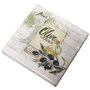 20 Servietten Olive Garden 3-lagig 33x33cm Tissue Oliven Italien Italia Toskana Antipasti
