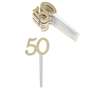 Stecker Jubil�umszahl 25/50 Holz 16cm Geburtstag Hochzeit Cake Topper Tortendeko
