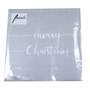 20 Servietten merry Christmas 3-lagig 33x33cm Tissue Weihnachten Spruch schlicht