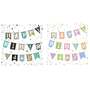 20 Servietten Happy Birthday 3lagig 33x33cm Tissue bunte Wimpel Geburtstag Feier