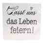 20 Servietten das Leben feiern 3-lagig 33x33cm Tissue Party Lasst uns Feier