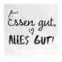 20 Servietten Essen gut Alles gut 3lagig 33x33cm Tissue Brunch Party Feier G�ste